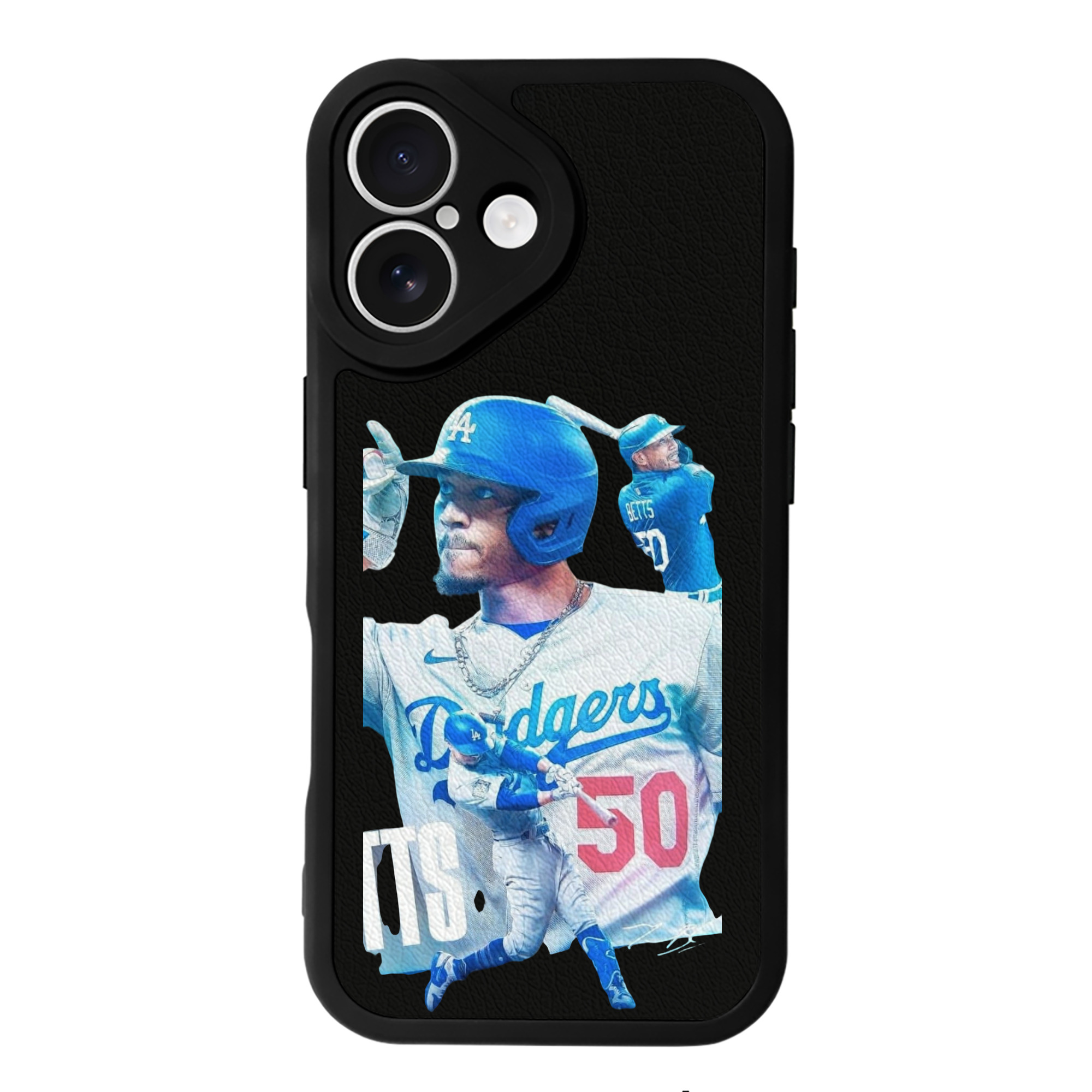  IPhone 16 Silicone Leather Case – UV Print, Lambskin Texture – Perfect Fit, Wireless Charging Compatible, Scratch Resistant, Precise Cutouts – Stylish Protection For IPhone 16